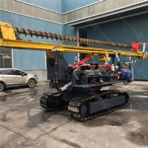 履帶光伏鉆孔機,光伏螺旋鉆孔機報價